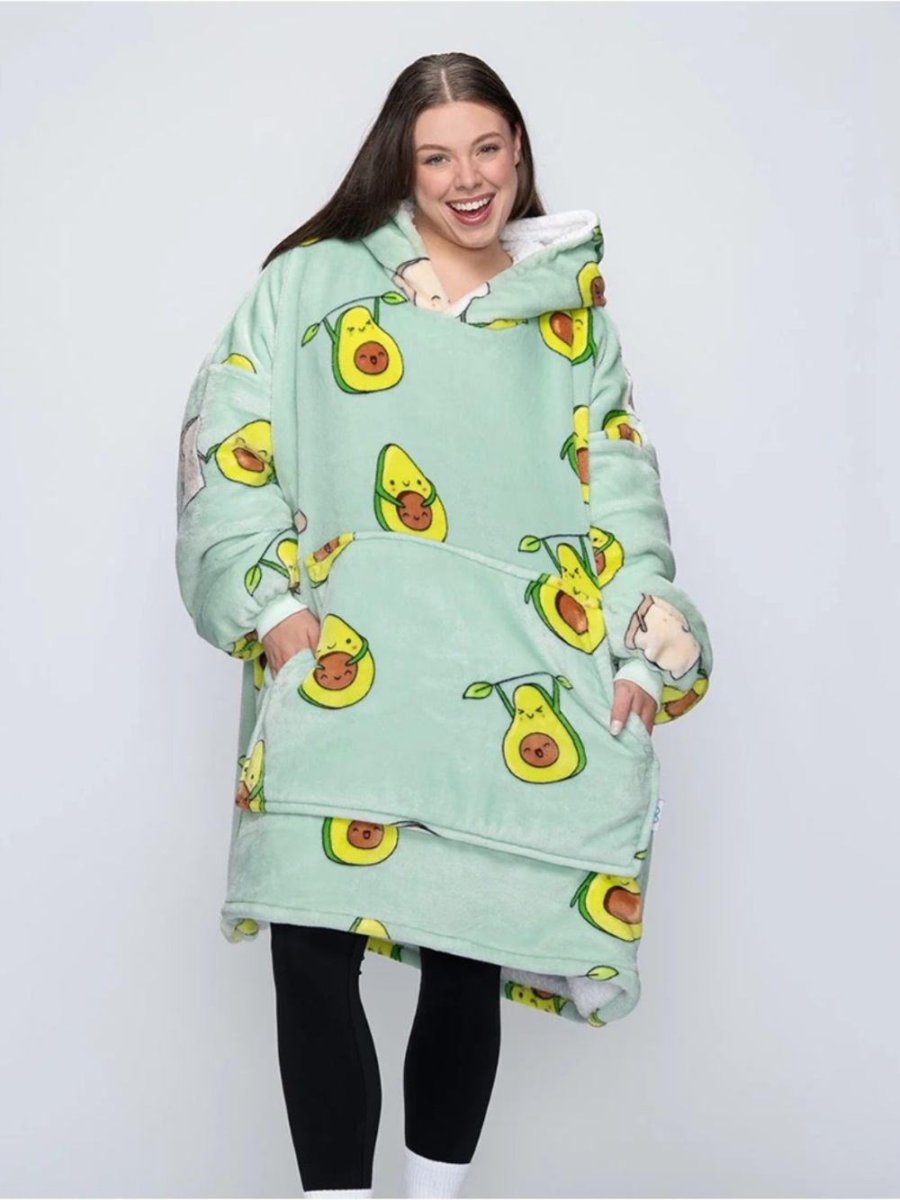 OODIE AVOCADO OVERSIZED BLANKET HOODIE